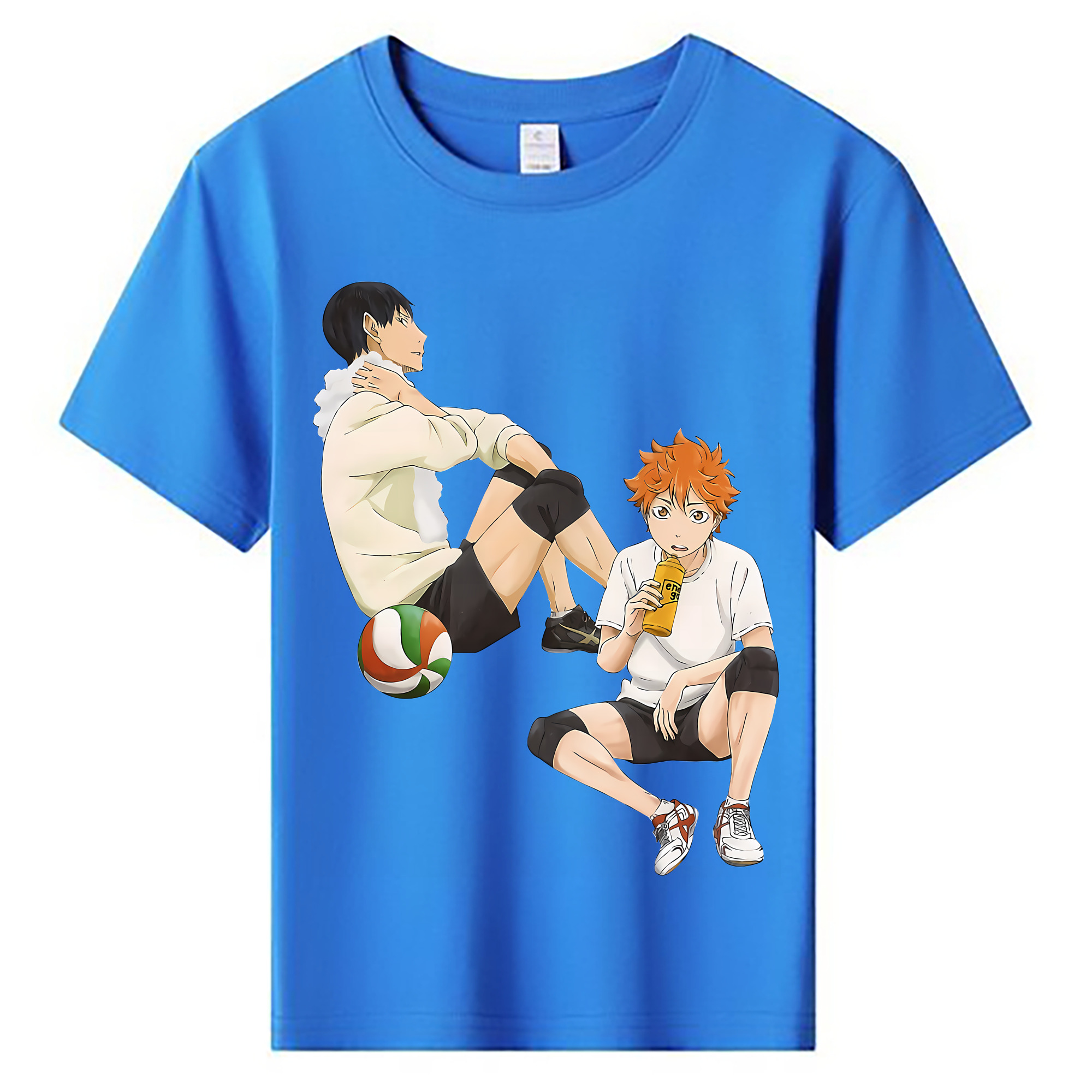 （画像用） ハイキュー!! Haikyu!! 綿100％キッズTシャツ（フロントプリント）